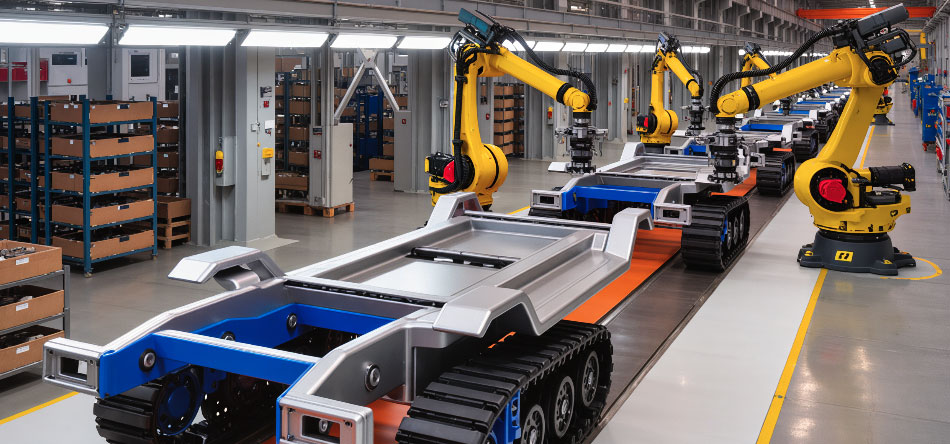 Električno za šasiju robota